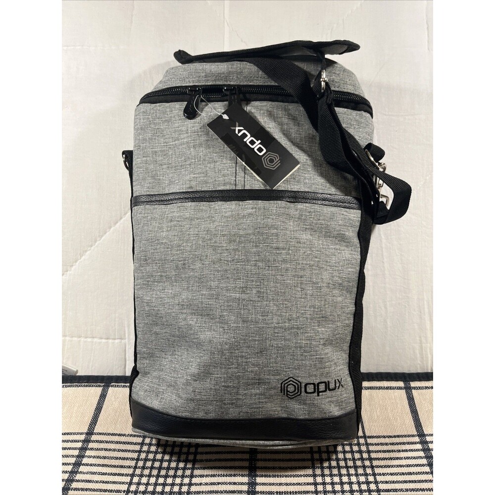 Wine Carrier Bag Insulated 2  Bottle Cooler Protection Carrying Tote Travel
